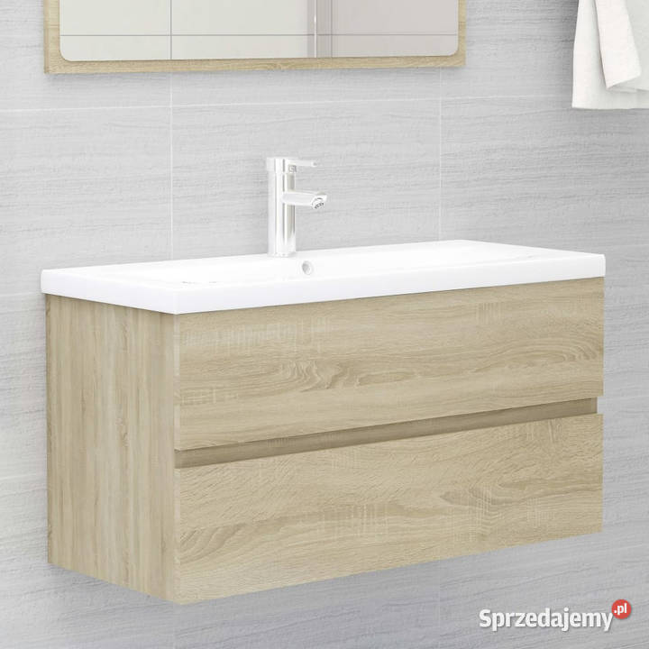 Szafka pod umywalkę dąb sonoma 90x385x45