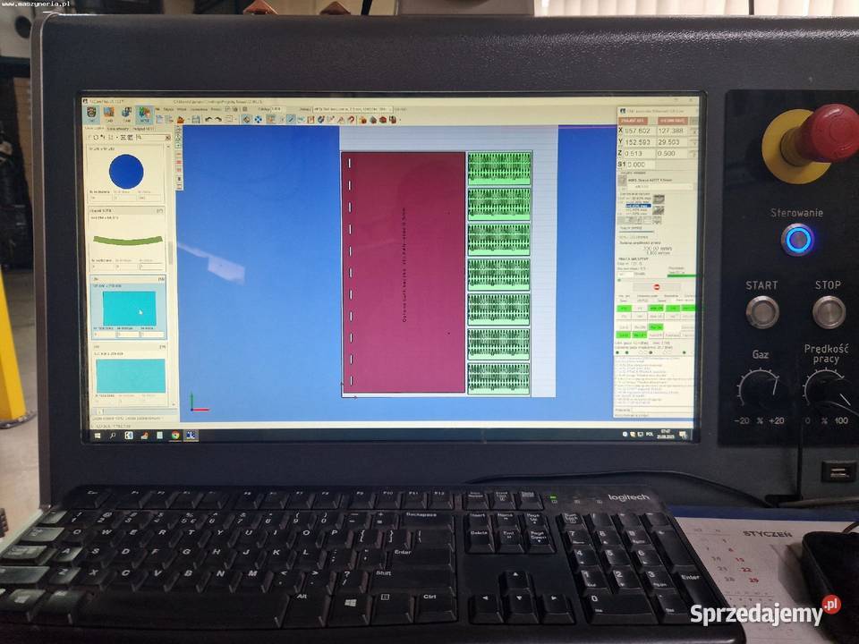 Fiber laser KIMLA POWERCUT LF1020 2 kW
