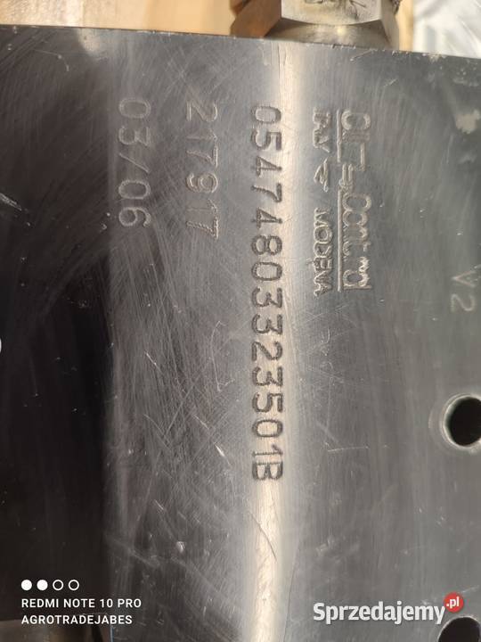 Zamek hydrauliczny 05474803323501B Manitou MT Wilkowo