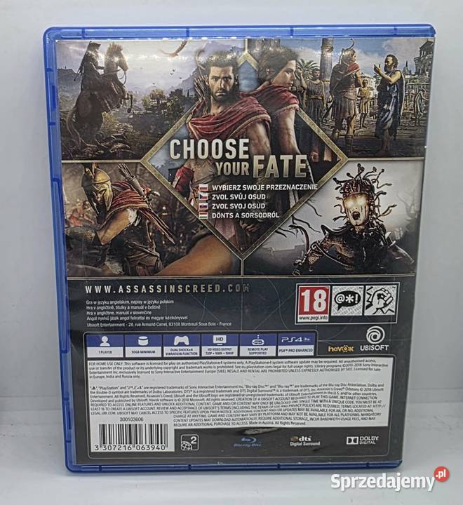 Gra Assasins Creed Odyssey 4 Gry na konsole Elbląg