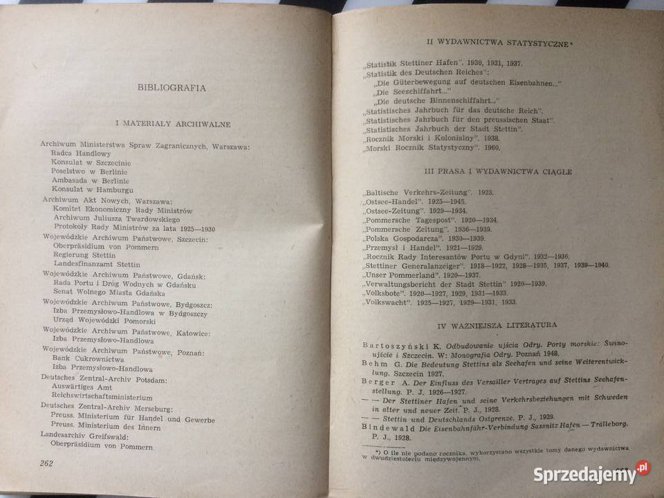 3677 Kryzys Gospodarki Morskiej Szczecina 1919 Antykwariat Szczecin