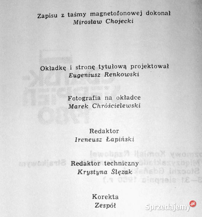 Gdańsk sierpień 1980 Rozmowy Komisji Rządowej miękka lubelskie