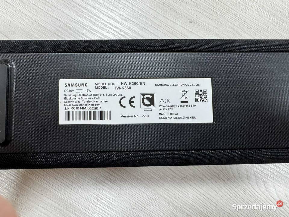 Soundbar Samsung HWK360 subwoofer Elbląg