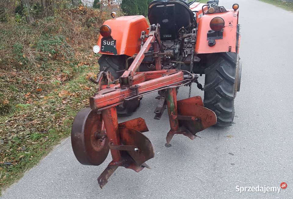 Pług 2skibowy Duży Grudziądz na wysokiej słupicy