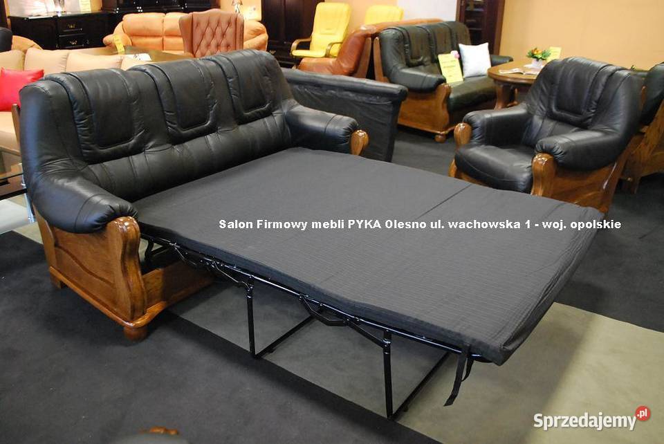 Nowy Komplet ROMA 321Stylowy Skóra Naturalna Do Olesno