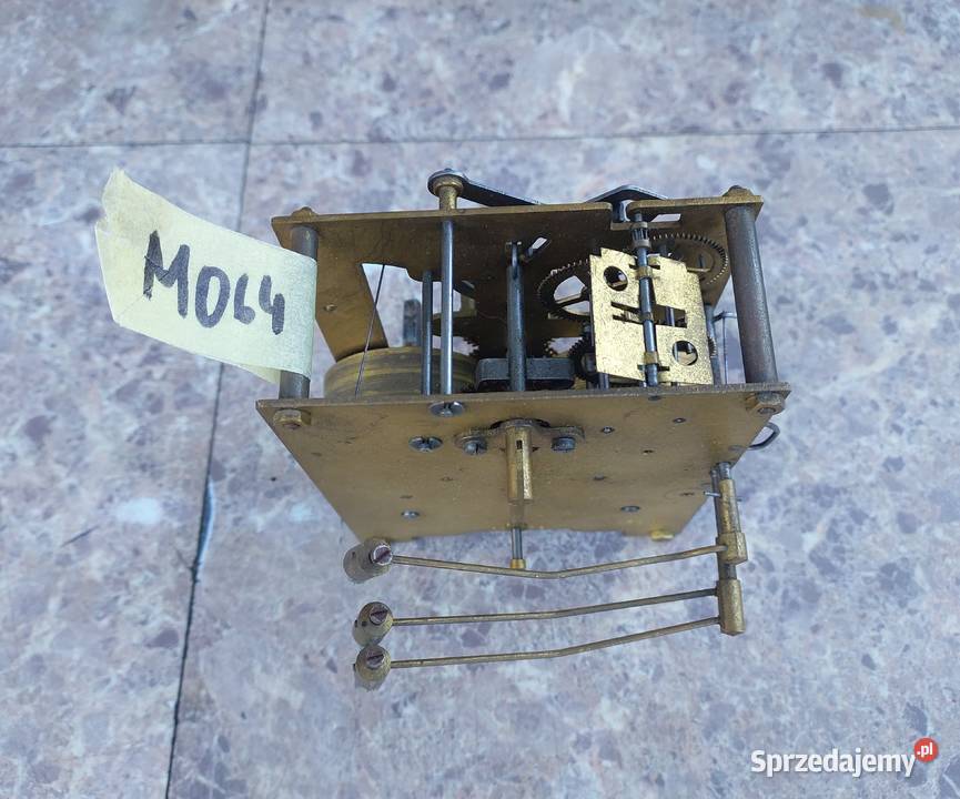 M064 Mechanizm starego zegara bufetowego Pozostałe pomorskie Tczew