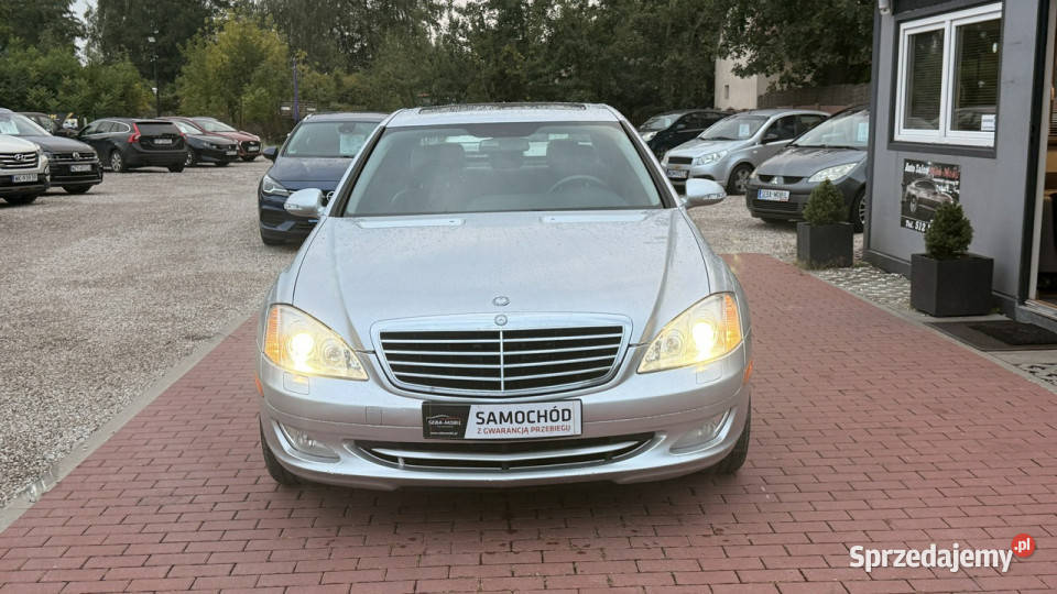 Mercedes S 550 Super Stan Bezwypadek lakier metallic mazowieckie Sade Budy