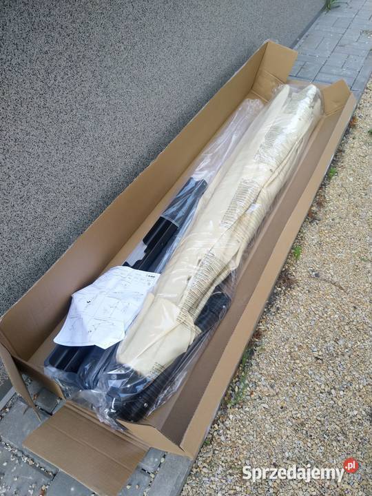 NAJTANIEJ Parasol Ogrodowy BEŻ Wiszący Stojący śląskie Zabrze