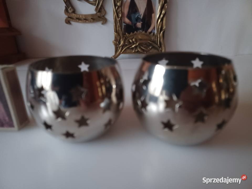 Komplet dwóch lampionów Mosiądz Kolekcja Poznań