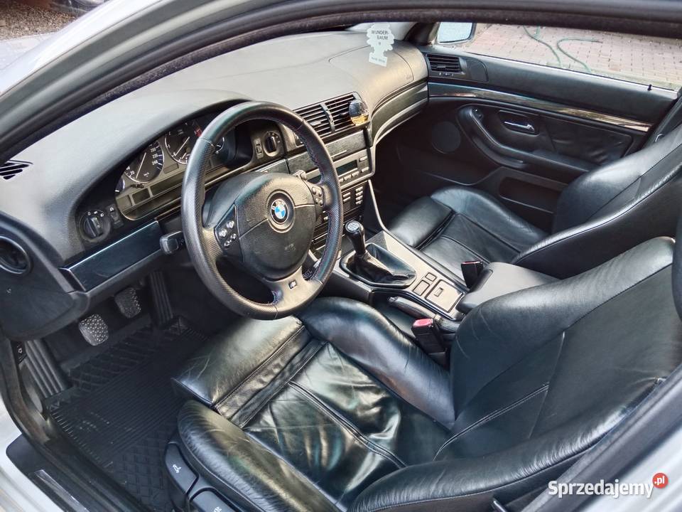 WNĘTRZE BMW E39 czarna skóra sportsitze