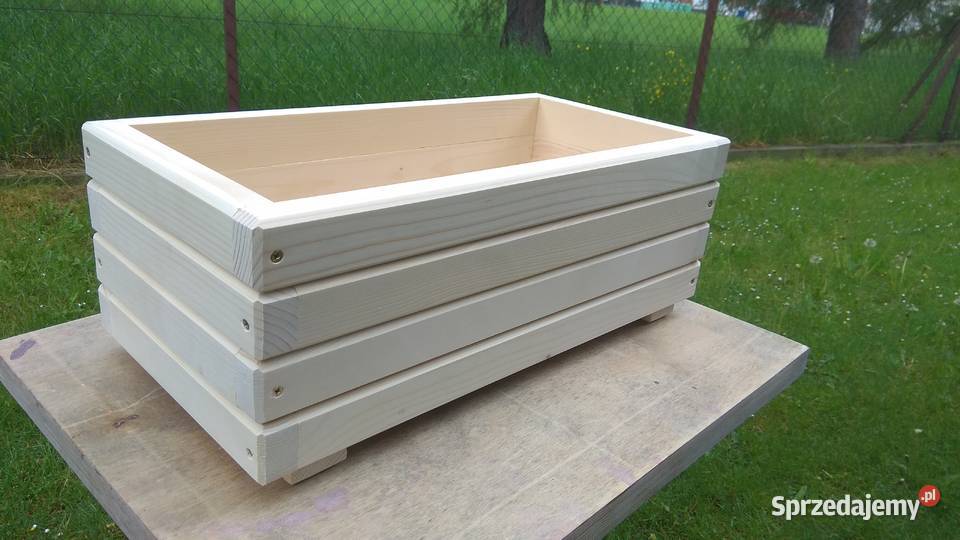 Donica drewniana donice drewniane skrzynka małopolskie Gorlice