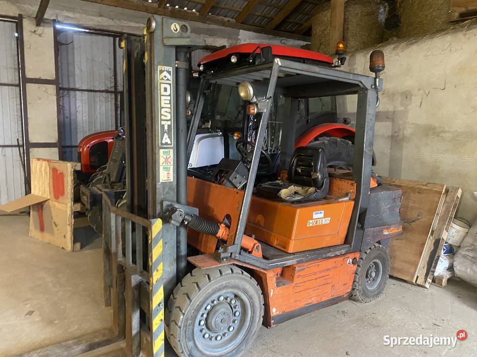 Wózek widły DESTA DV35B oryginał silnik ZETOR 93 Rogów sprzedam