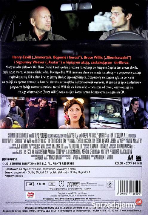 ZIMNE ŚWIATŁO DNIA BRUCE WILLIS lektor Filmy Kalisz