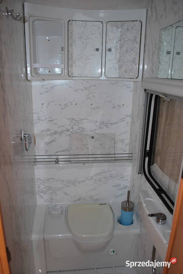 KOMPLETNA ŁAZIENKA IDEALNA DO ZABUDOWY Kempingowe Przyczepy Grzebowilk