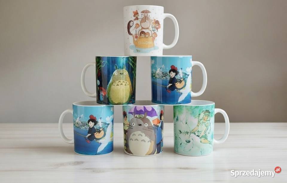 Zestaw prezentowy Studio Ghibli 5 kubkow Totoro