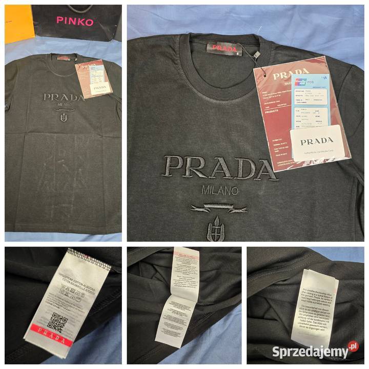 Koszulka męska Prada Hermes kolory shirt