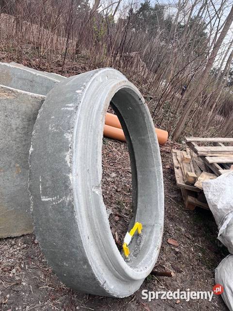 betonowe kręgi do studni fi1200mm 120 różne Gdynia
