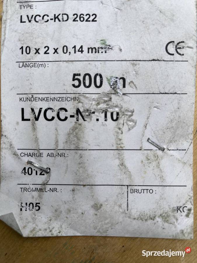 Kabel 10x2x02 Rydułtowy sprzedam