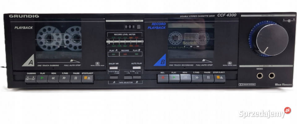 magnetofon GRUNDIG Cassette Deck CCF 4300 Międzychód sprzedam
