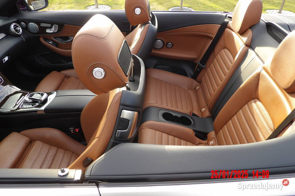 Mercedes C300 CABRIO Stan idealny Brązowe skóry Klasa C Zambrów sprzedam