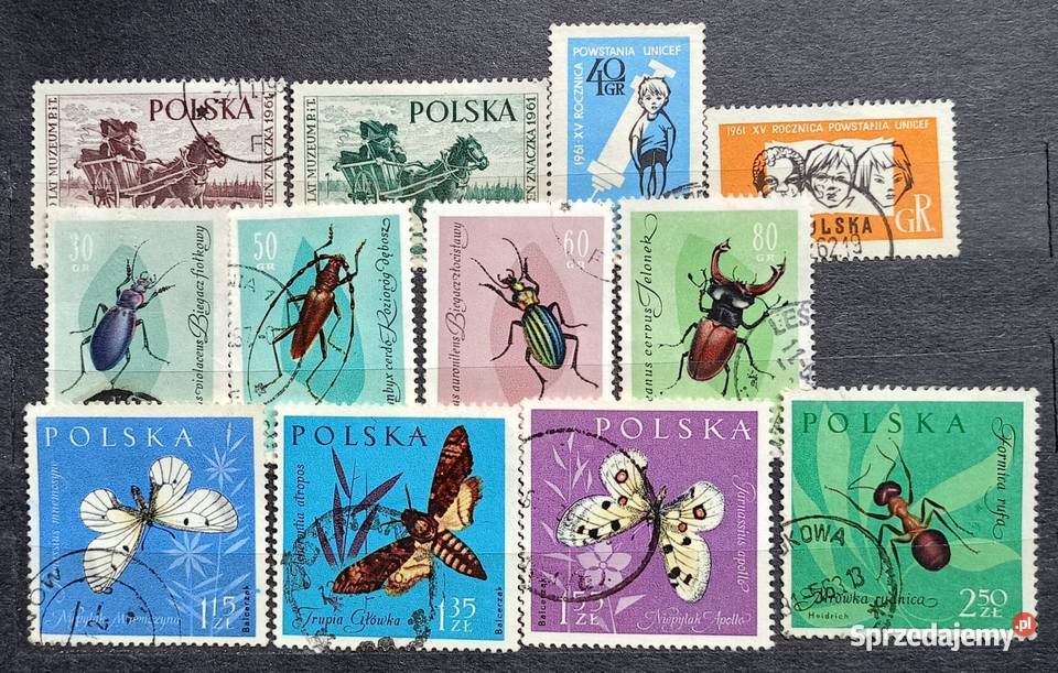 L Znaczki polskie 1961 IV kwartał łódzkie Leźnica Wielka-Osiedle