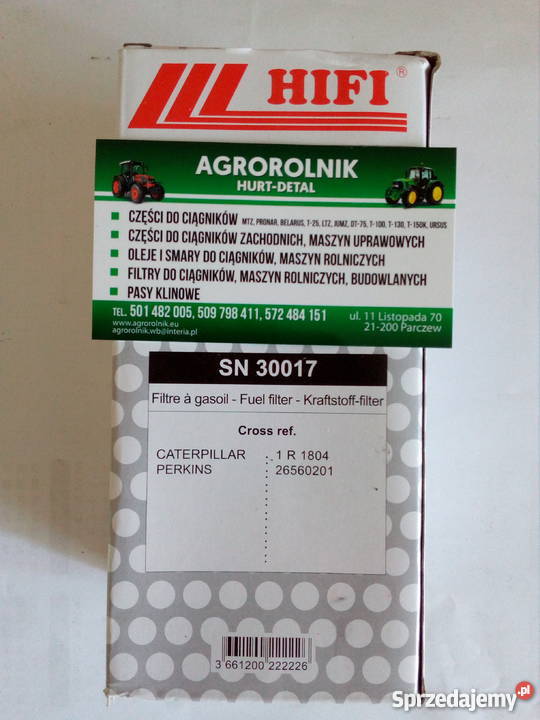 Filtr paliwa SN 30017 URSUS MF Landini McCormick Parczew