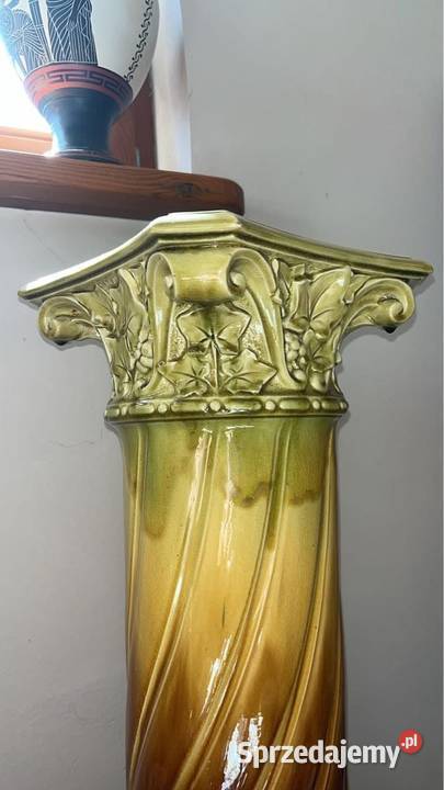 Porcelanowy postument Do kwiatów Pod rzeźbę czy Pozostałe Gdańsk