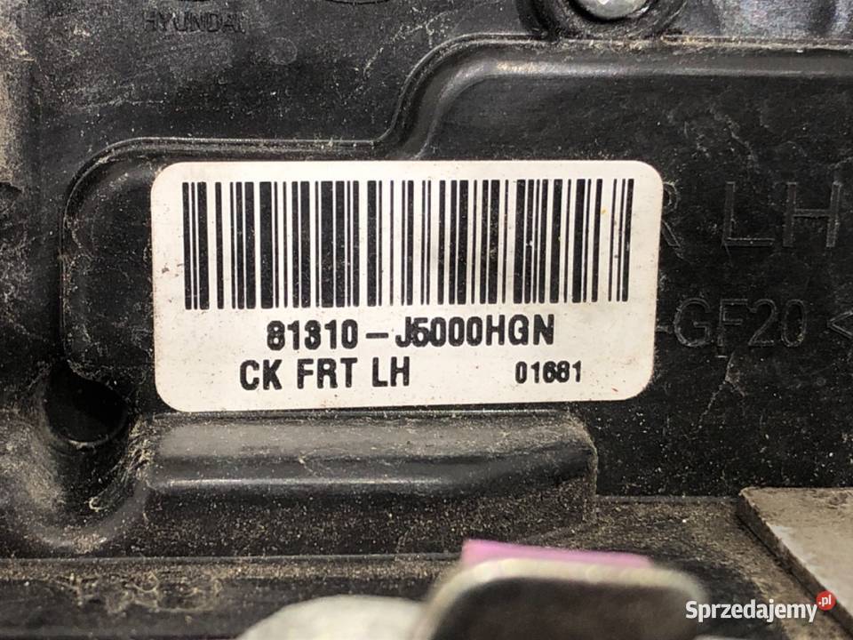 ZAMEK DRZWI LEWY PRZÓD KIA STINGER Hatchback