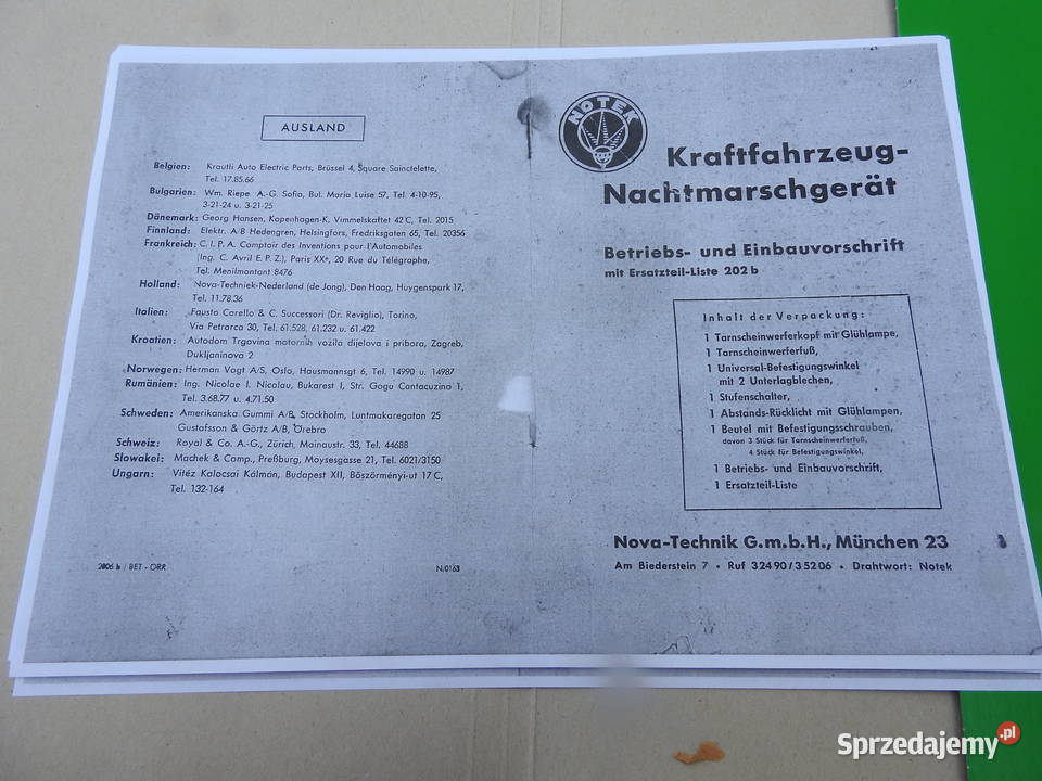 Zundapp KS750 KS600 BMW R75 R12 VW Schwimmwagen sprzedam