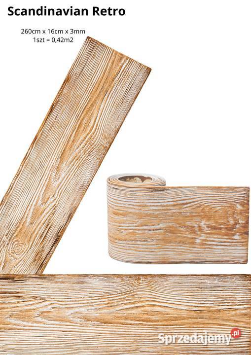Deska 16 Rustyk SCANDINAVIAN RETRO FLEXI Okładziny elewacyjne Międzyrzecze