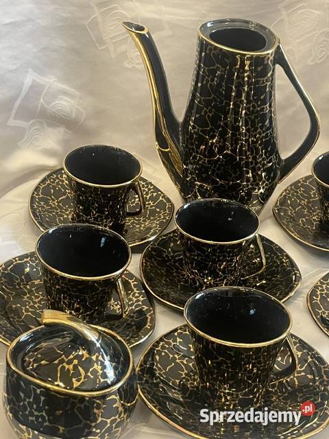 Porcelanowy serwis do kawy Iza Chodzież PRL Porcelana i szkło małopolskie Kraków