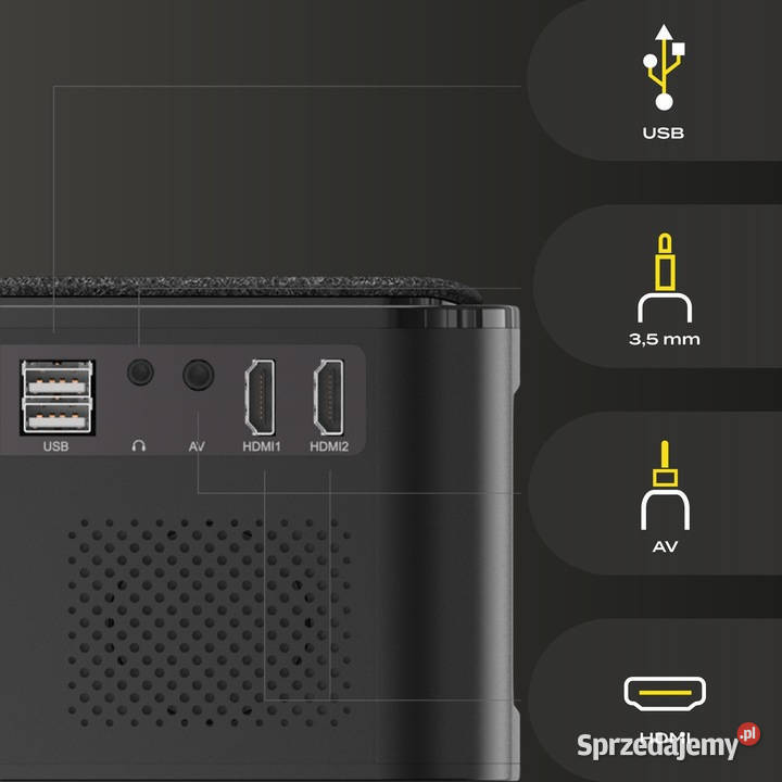 RZUTNIK projektor OVERMAX MULTIPIC 51 Android wielkopolskie Baranowo