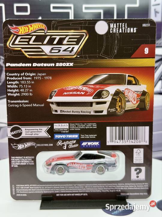 Hot Wheels Elite Pandem Datsun 280ZX BOX 24 Samochody i pojazdy