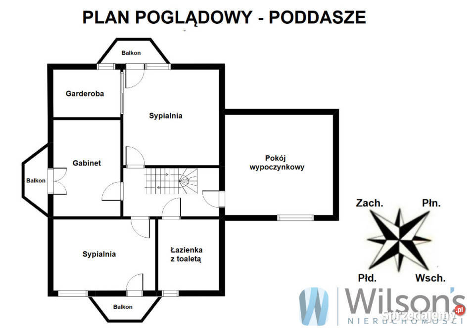 Dom wolnostojący Dziektarzewo 17743m2 2 piętra