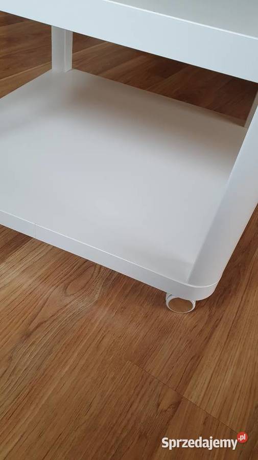 Biały stolik na kółkach Tingby Gnieżdżewo sprzedam
