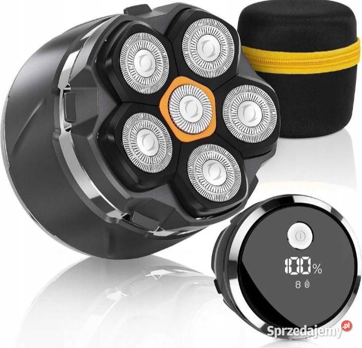 Elektryczna golarka obrotowa 6D do głowy i Kosmetyka i fryzjerstwo dolnośląskie Olszyna sprzedam