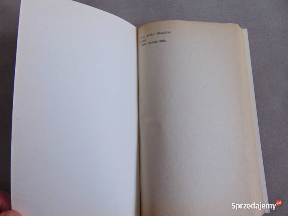 Kanał i inne opowiadania Jerzy Stefan Stawiński Lublin