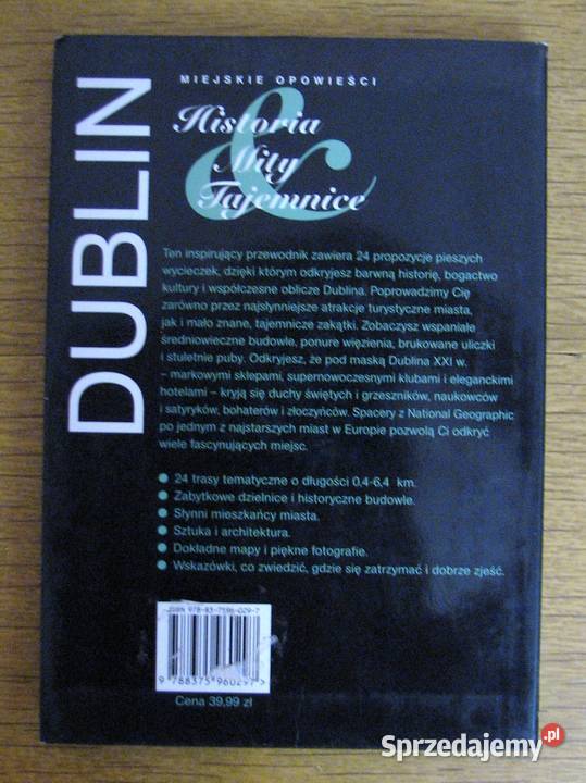National Geografic Dublin Historia Mity Mapy i przewodniki Parczew