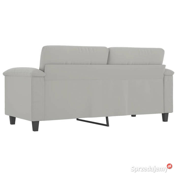 Sofa 2osobowa jasnoszary 140 tapicerowana Warszawa