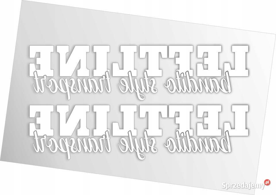 Naklejki LEFTLINE BANDIT pasuje do SCANIA VOLVO