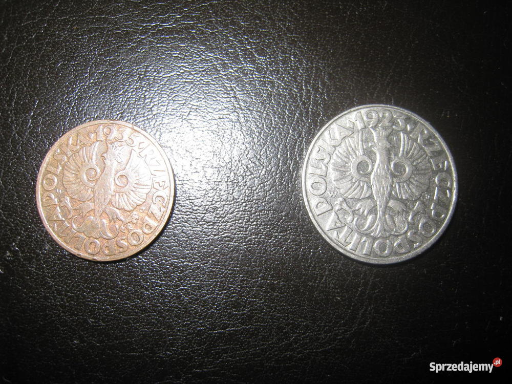 Monety 5gr 1935r 50gr 1923r Częstochowa