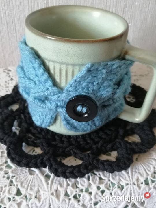 Osłonka ocieplacz i podkładka pod kubek Prezent Katowice