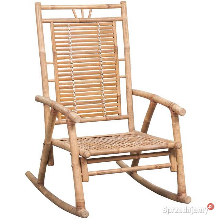 vidaXL Fotel bujany z poduszką bambusowy3063910 Warszawa