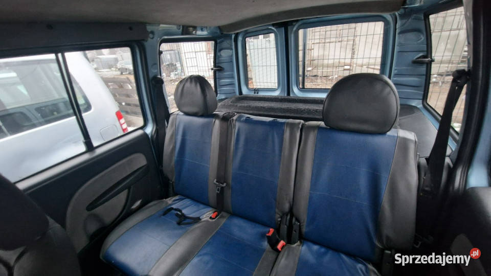 Fiat Doblo 19JTD 2006r 105 Klima Alu Opony niebieski