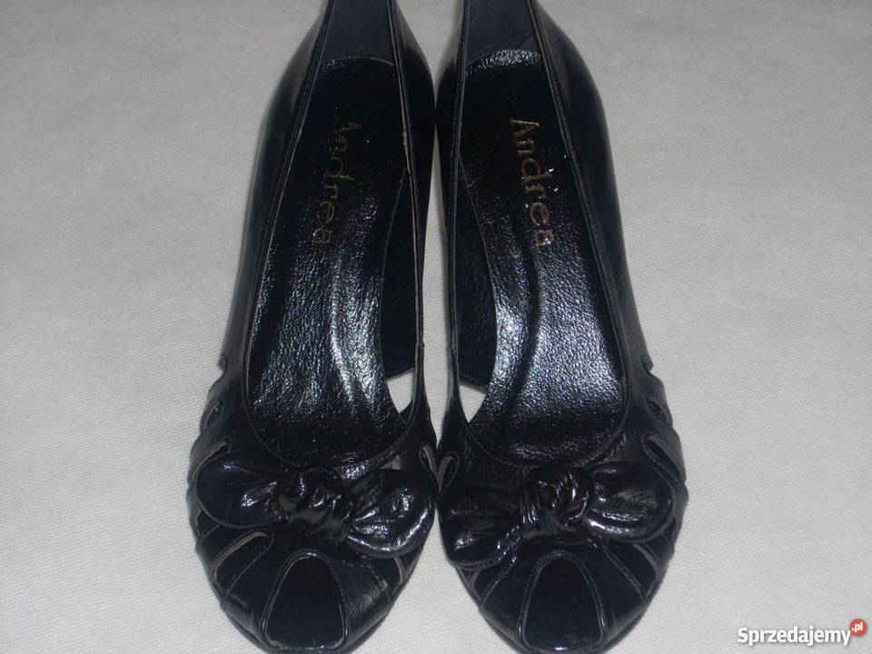 NOWE czółenka Skórzane SKÓRA Ażur 39 Eleganckie Rozmiar 39 małopolskie
