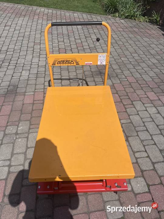 Wózek podnośnikowy stołowy hydrauliczny