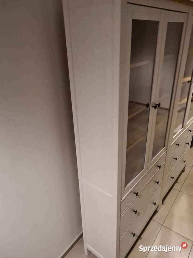 IKEA HEMNES witryny sosnowe komplet Darmowa Warszawa sprzedam