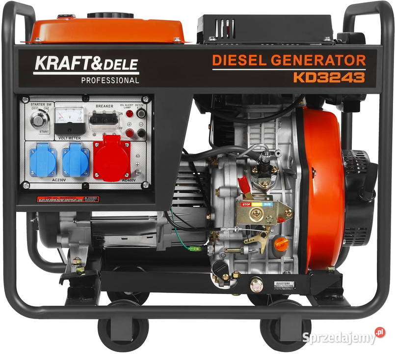 Agregat prądotwórczy DIESEL 7kW 230400V KD3243 Narzędzia