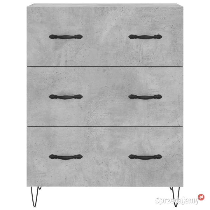 Szafka szarość betonu 695x34x90 materiał