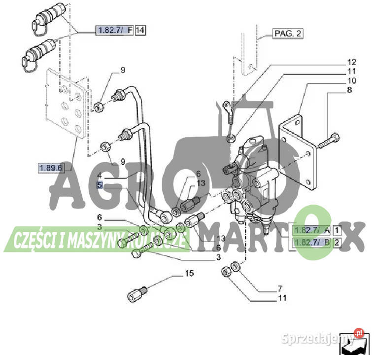 5092065 RURKA HYDRAULICZNA CNH dolnośląskie Wichrów